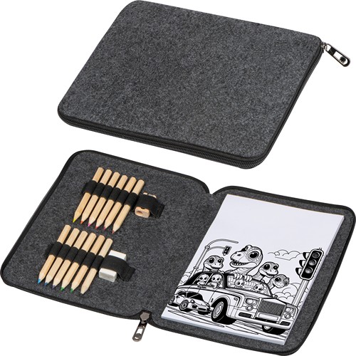 Set de peinture dans un étui en feutrine FRITZ - 1