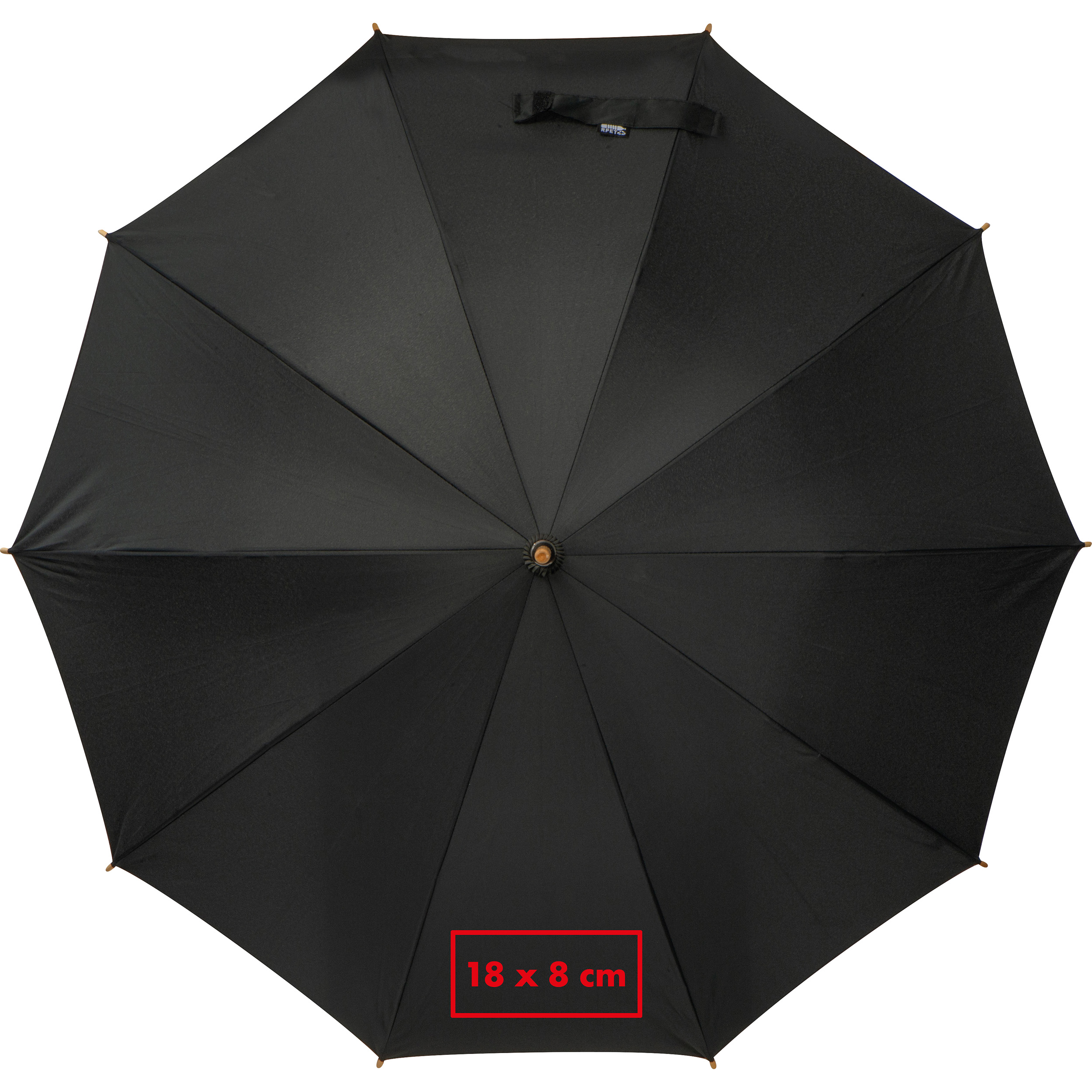 Parapluie avec poignée en bambou LENI - 4