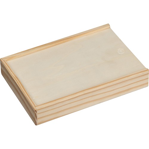 Cartes de jeu dans boîte en bois avec dé BRIAN - 2