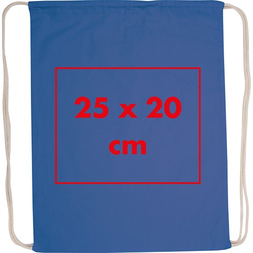 Sac de gym en coton WITALIS - 4