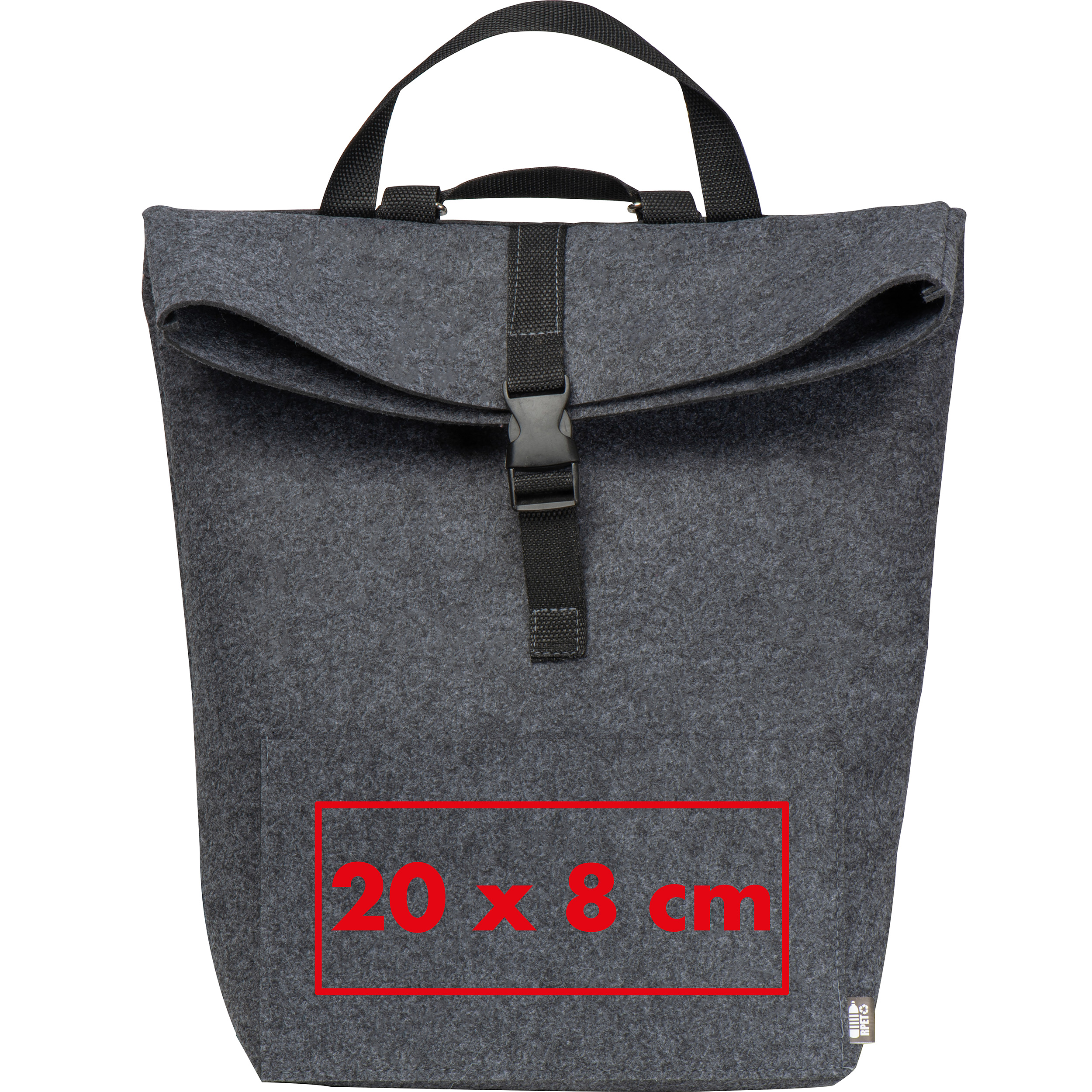 Grand sac à dos en feutrine LAWRENCE - 4