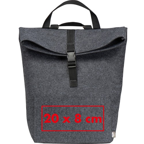 Grand sac à dos en feutrine LAWRENCE - 4