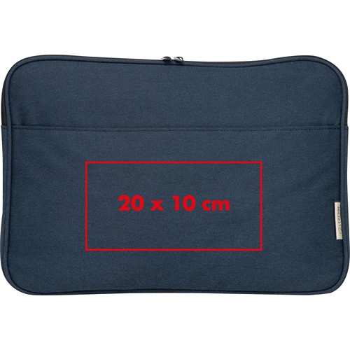 Sacoche pour ordinateur en coton recyclé GLENDA - 4