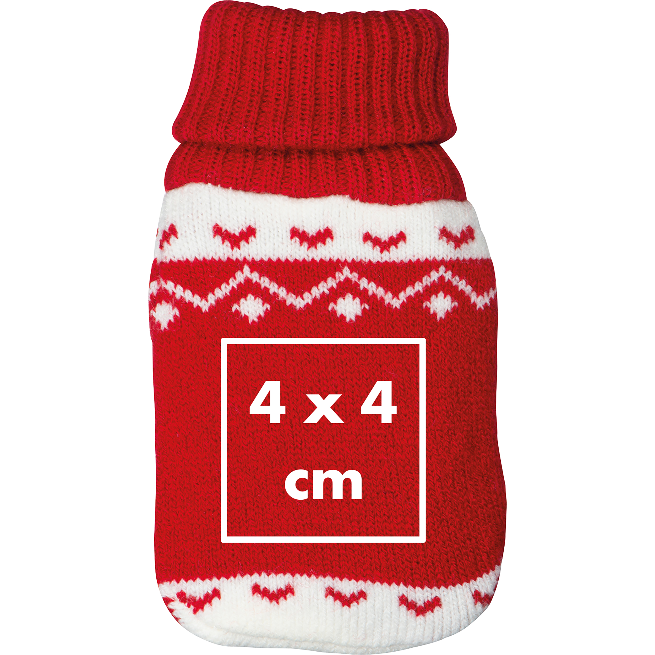 Chauffe-mains recouvert de tricot de Noël ROMEO - 4
