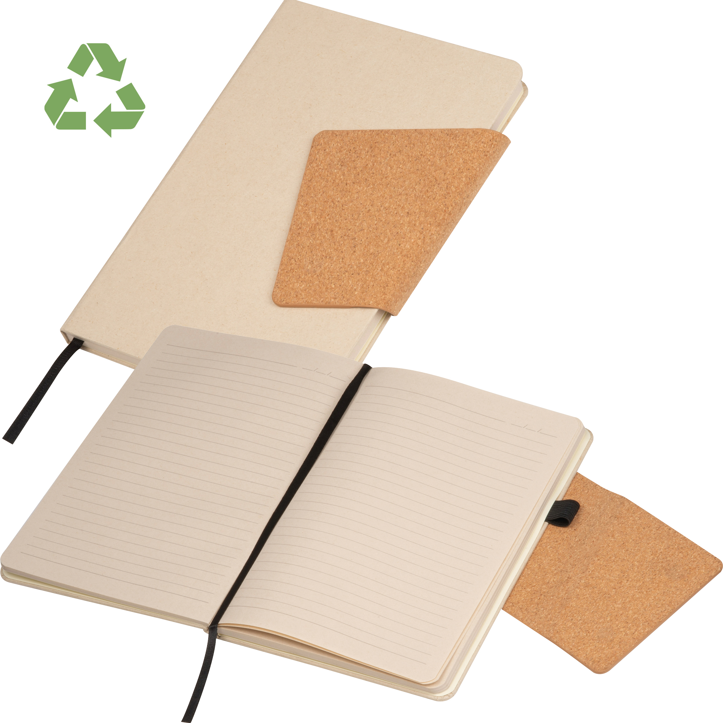 Carnet en carton laitier recyclé MARTHA - 1