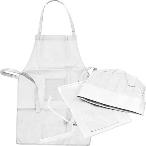 Set de cuisine pour enfants non tissé (tablier + casquette) GINEVRA - 1