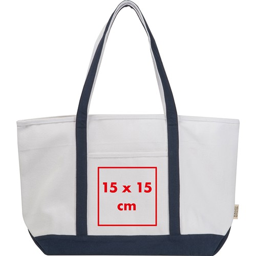 Grand cabas en coton recyclé HARVEY - 3