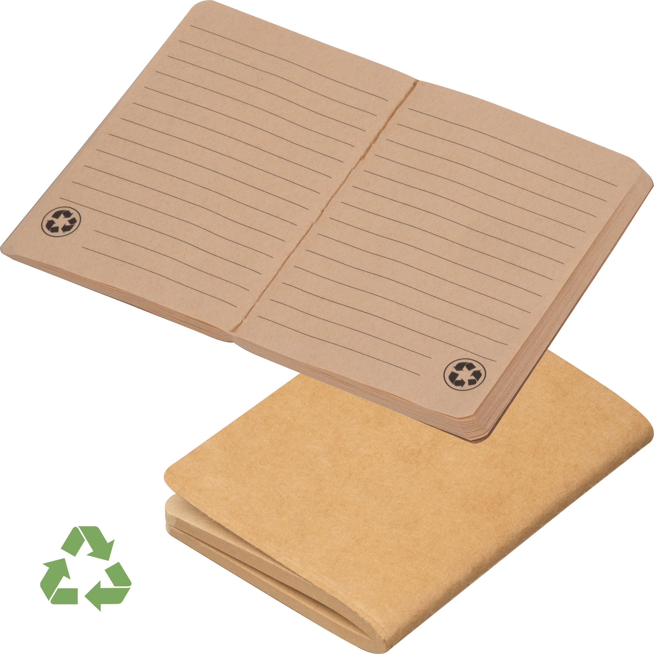 Carnet format B7 en papier recyclé TEODORO - 1