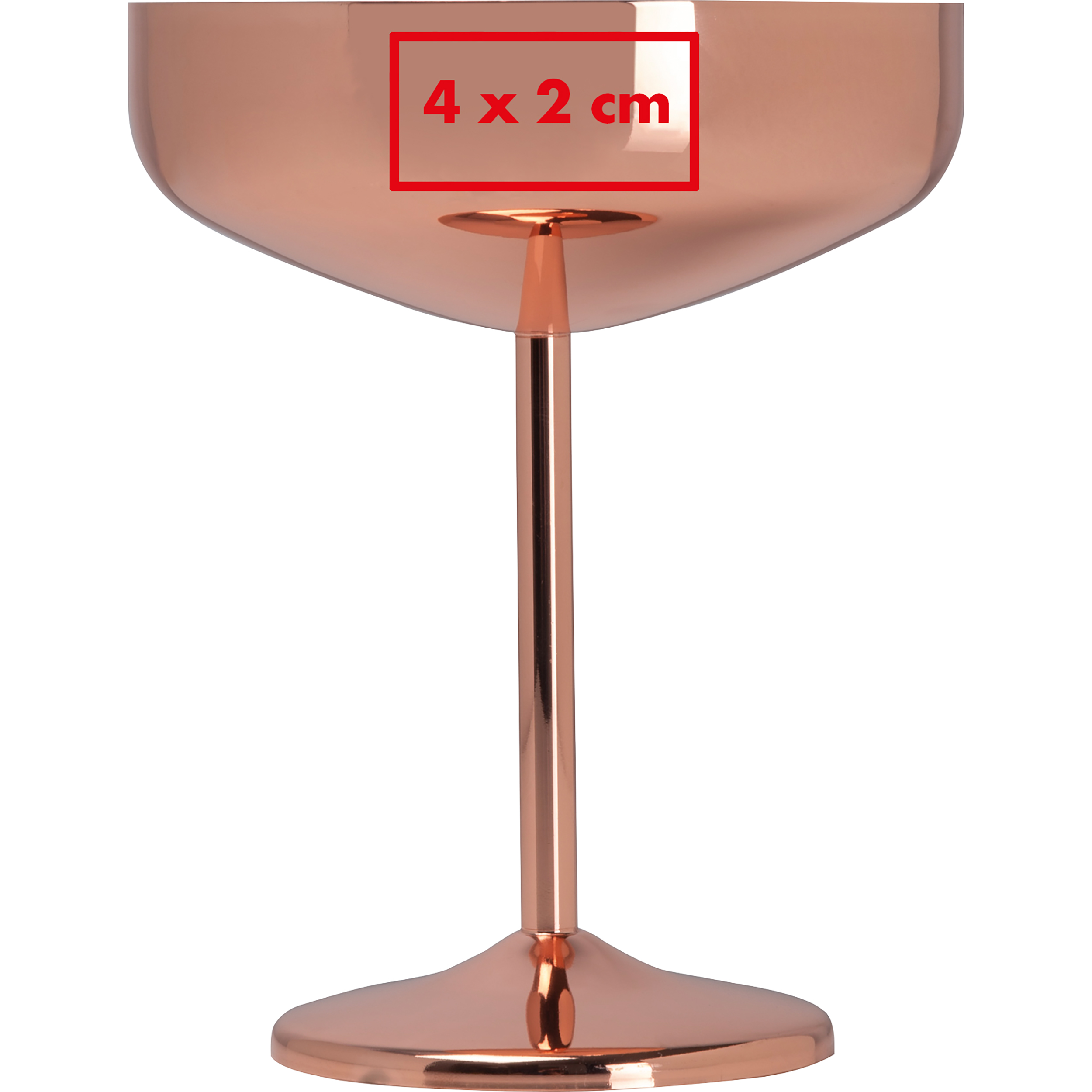 Verre à Martini en cuivre CrisMa, 300ml EUGENIA - 3