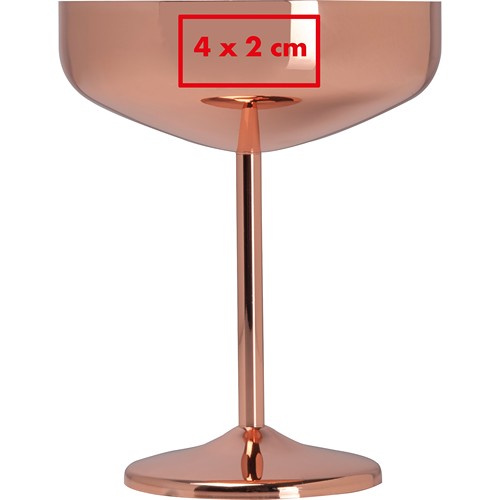 Verre à Martini en cuivre CrisMa, 300ml EUGENIA - 3