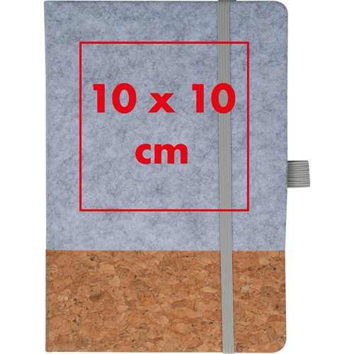 Carnet A5 en liège et feutrine TERESA - 4