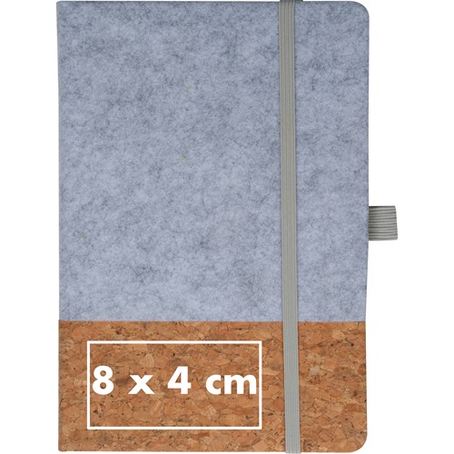 Carnet A5 en liège et feutrine TERESA - 5