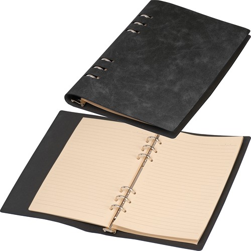 Classeur à anneaux A5 avec couverture PU ROSARIA - 1