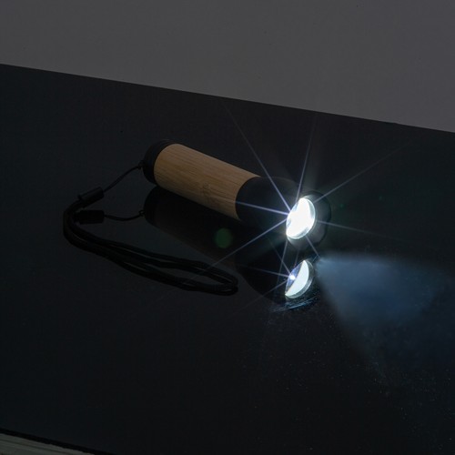 Lampe de poche en bambou TRAVIS - 2