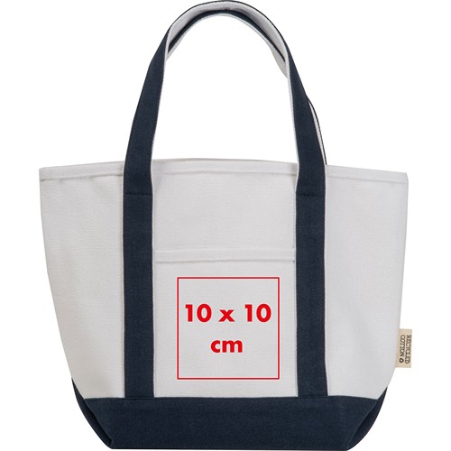 Petit cabas en coton recyclé GINA - 3