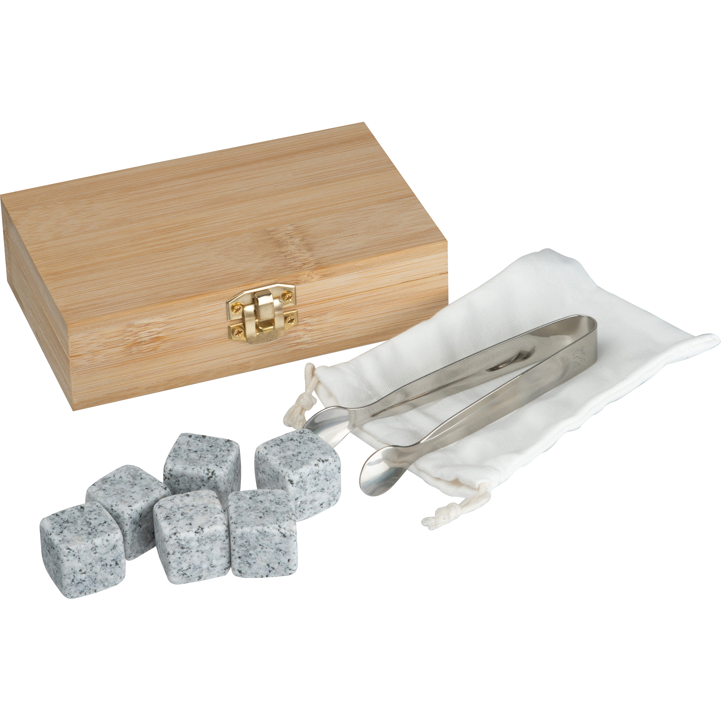 Set de glaçons dans une boîte en bambou EWA - 1