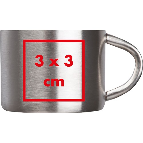 Tasse à expresso en acier inoxydable 60ml MADDALENA - 4