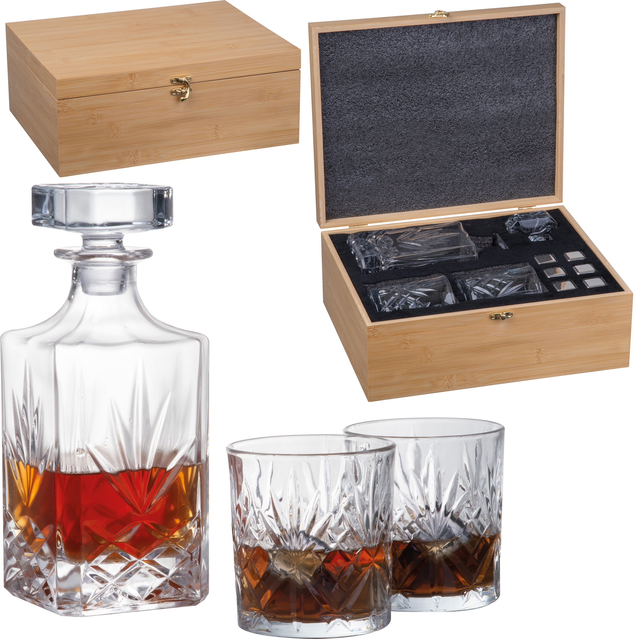 Grand set à whisky DARLENE - 1