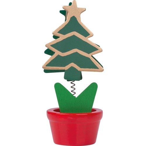 Memo holder in christmas tree design ANGELA Memo holder in christmas tree design ANGELA