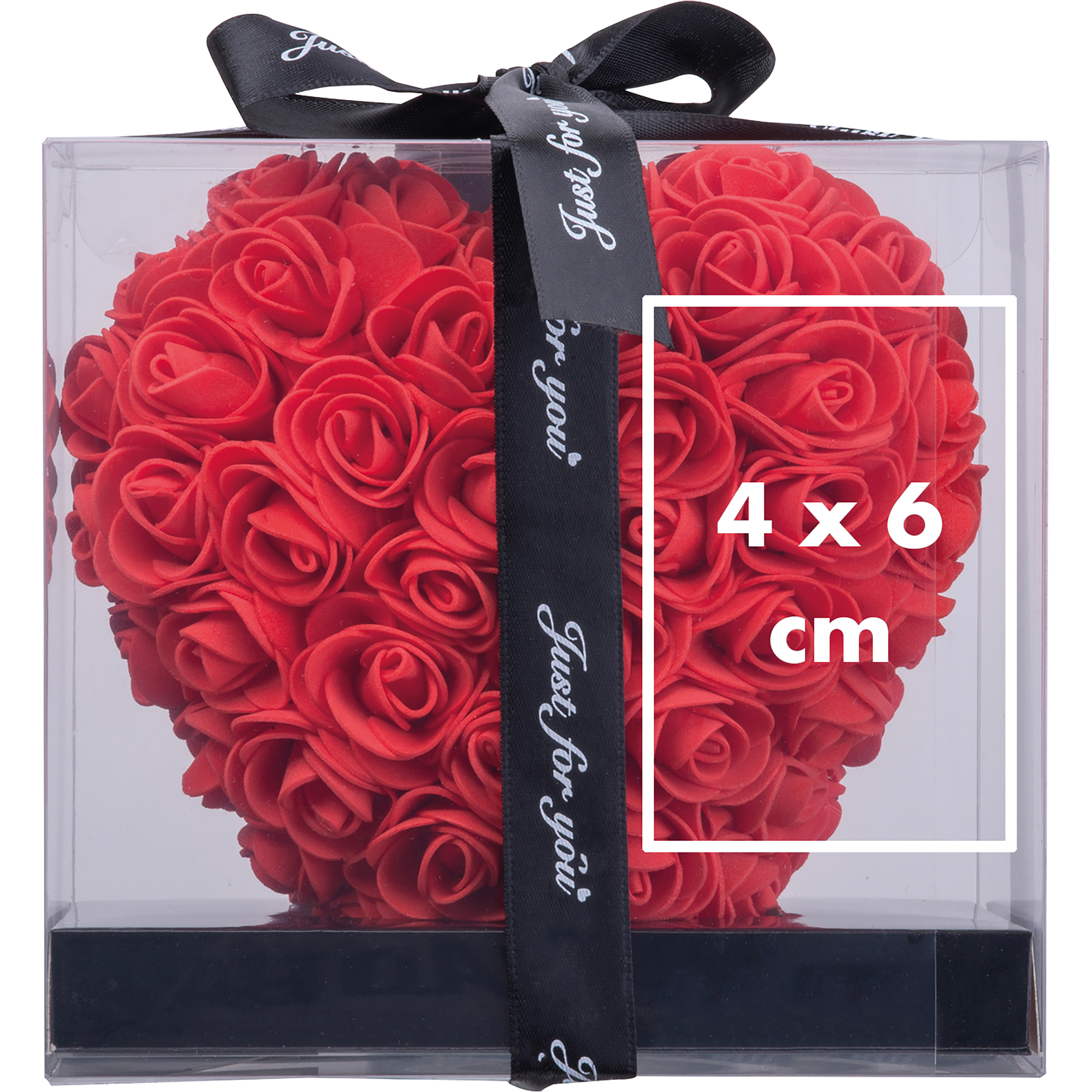 Roses artificielles en forme de cœur JANICE - 4
