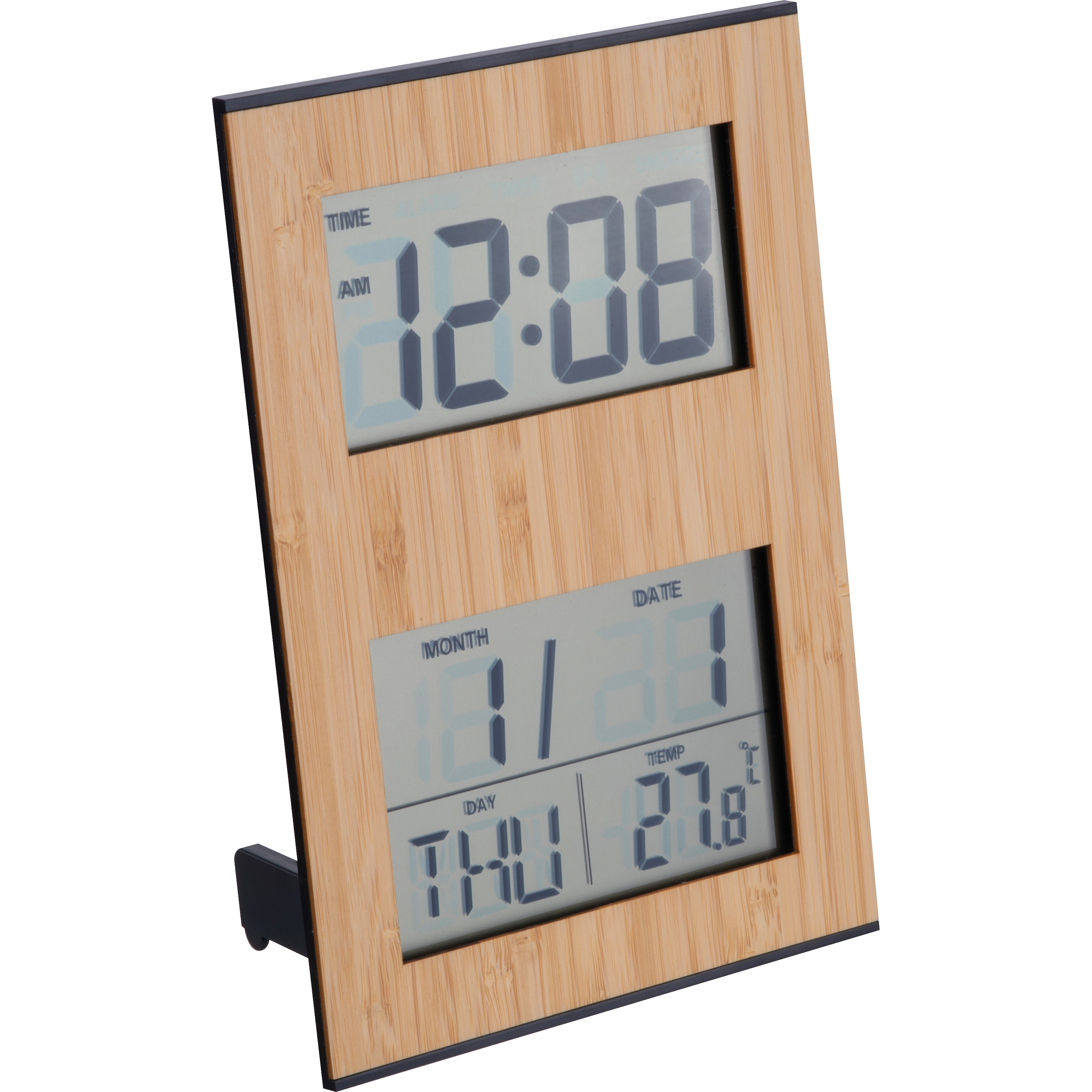 Horloge de table en bambou BRUNHILDE - 1
