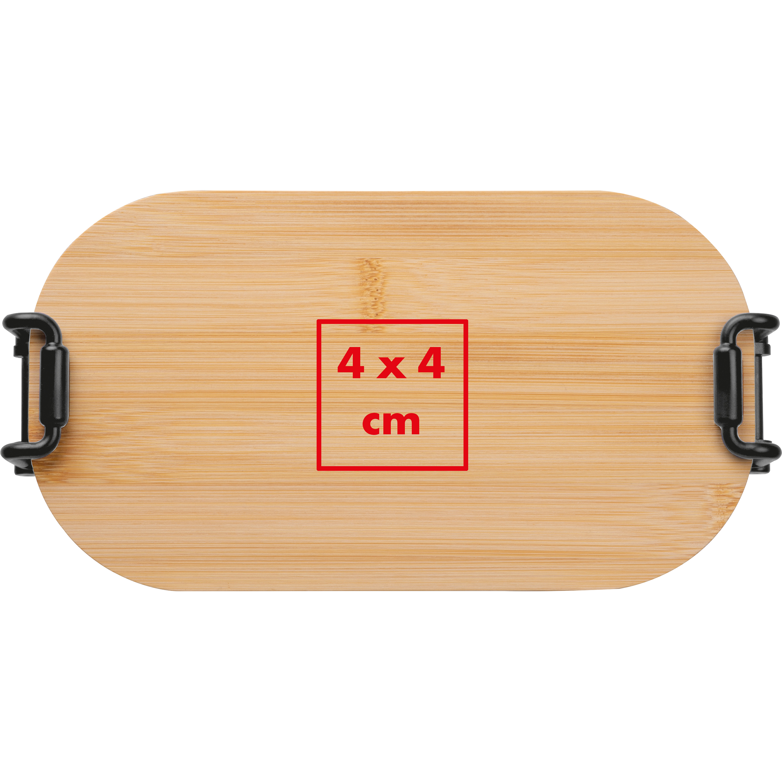 Lunchbox avec couvercle en bambou JAVIER - 4