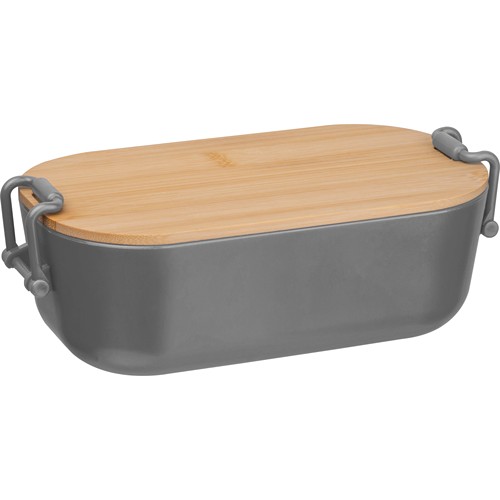 Lunchbox avec couvercle en bambou JAVIER - 2