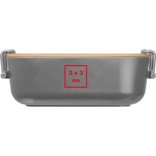 Lunchbox avec couvercle en bambou JAVIER - 5