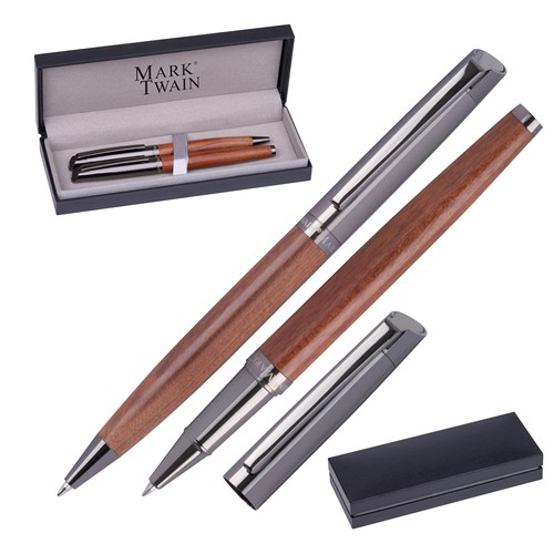 Mark Twain wooden writing set KATRINA