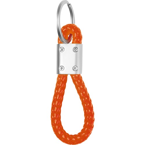Porte-clés en métal avec cordon en PU ERNEST - 3