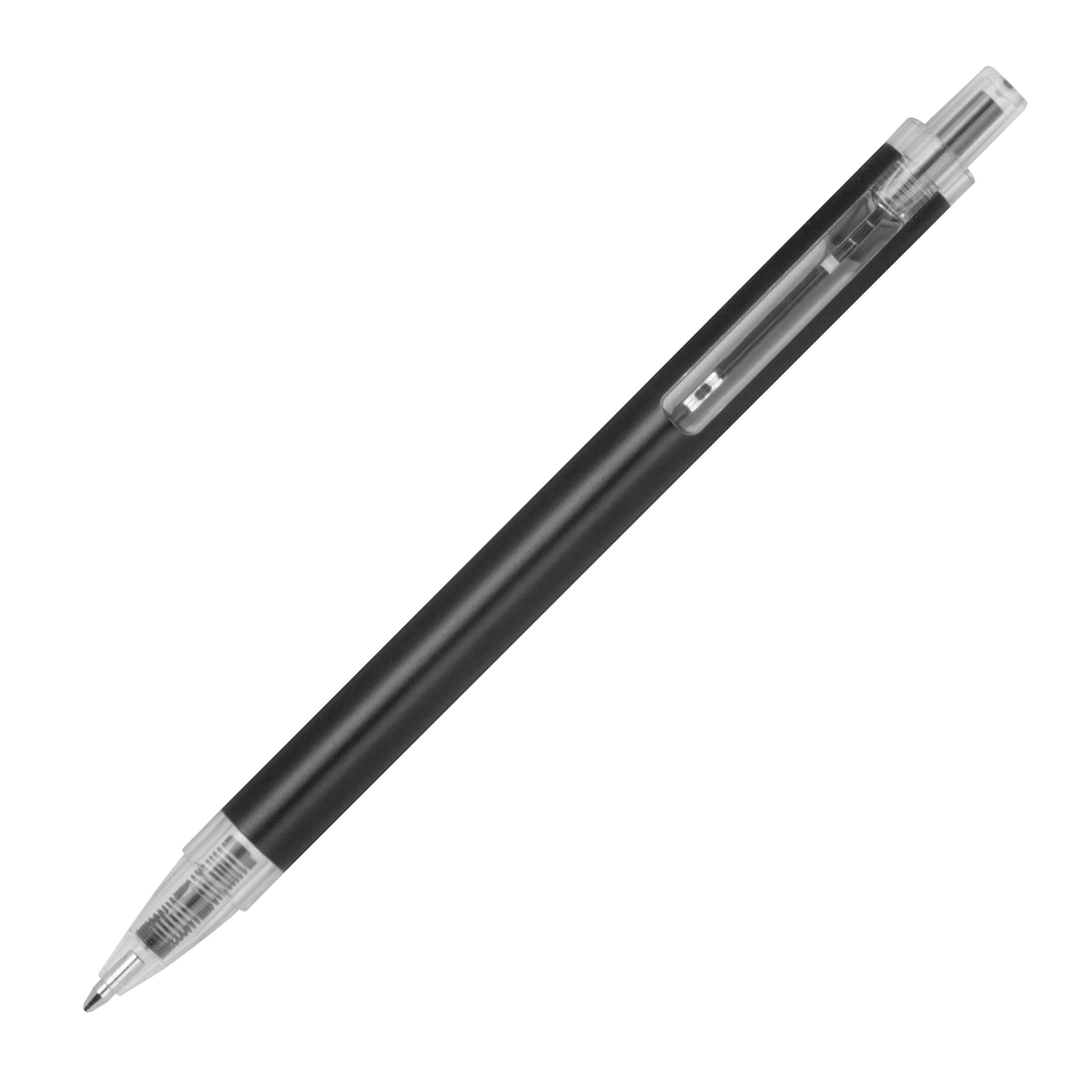 Stylo à bille avec clip transparent EUGENE - 3