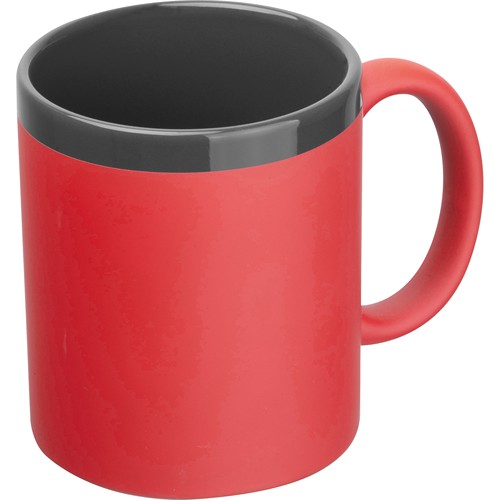 Tasse en céramique caoutchoutée RONALD - 1