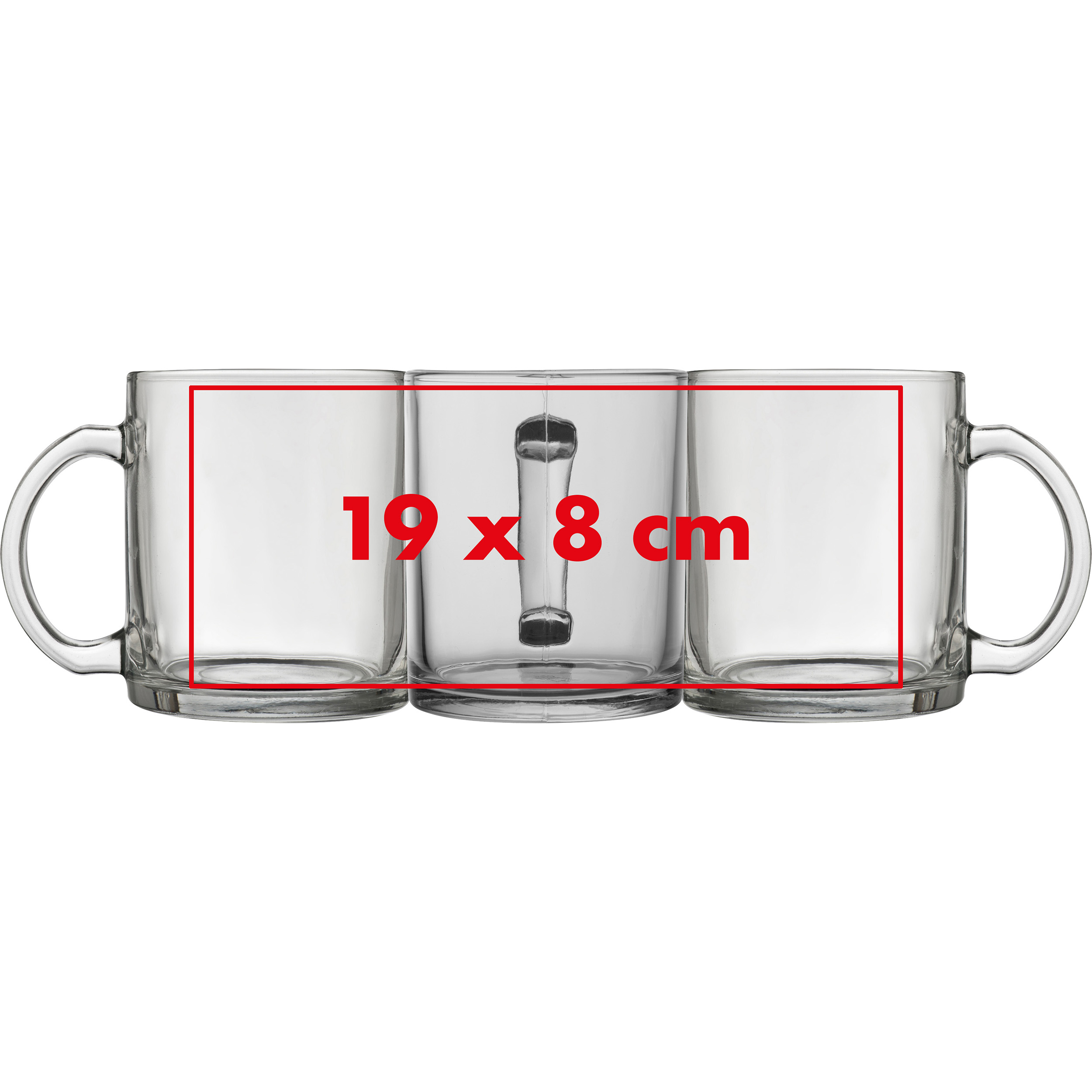 Tasse en verre pour sublimation BARBARA - 4
