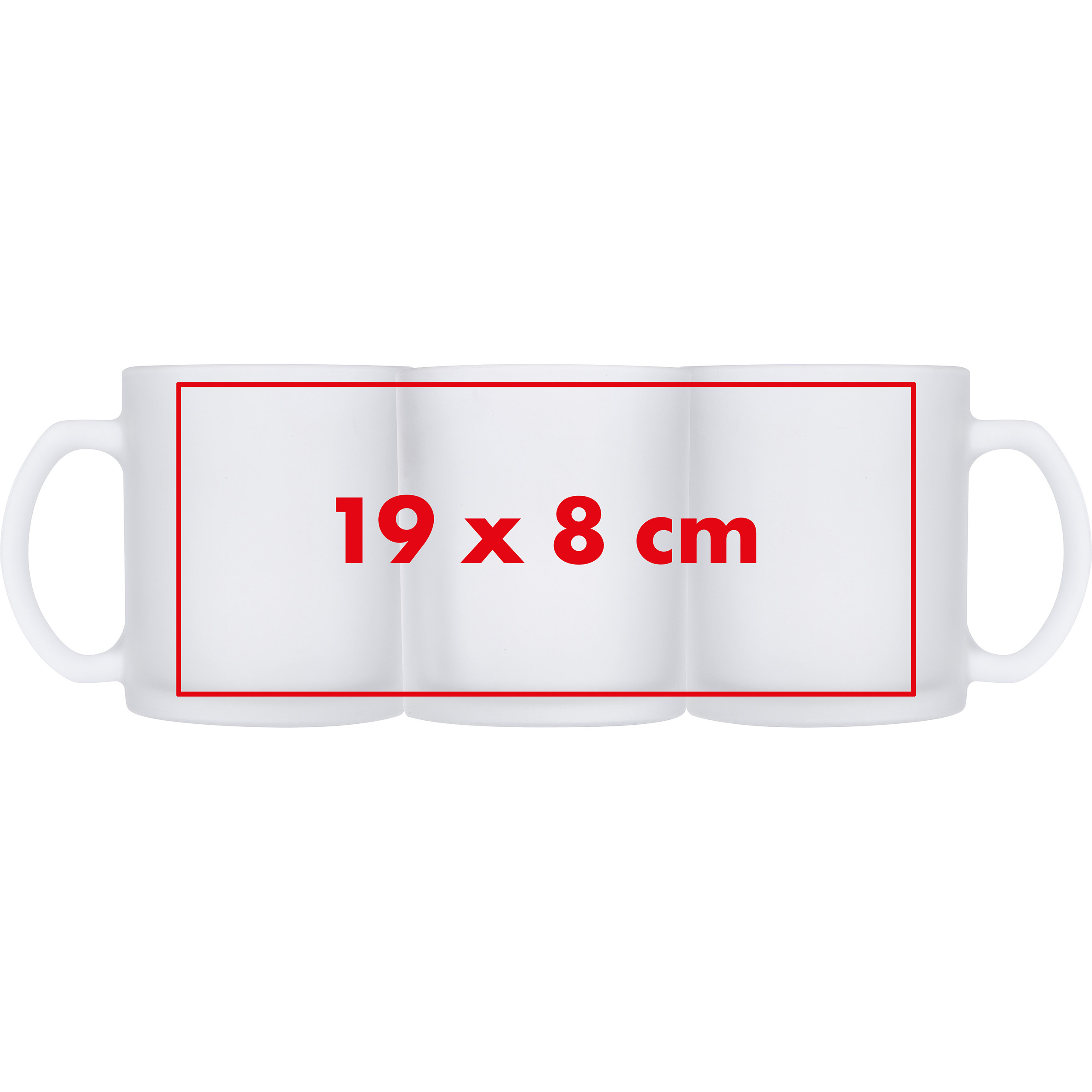 Tasse en verre dépoli pour sublimation LEA - 4