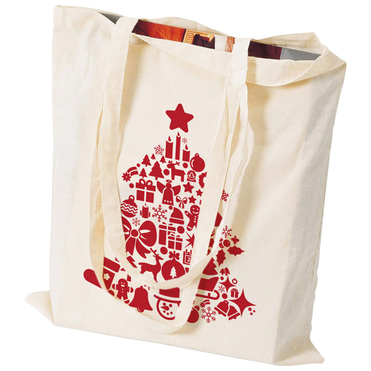 Sac en coton avec motif de Noël GIOVANNI - 2