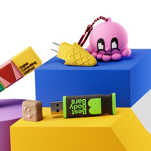 Clé USB en PVC - Custom Lab