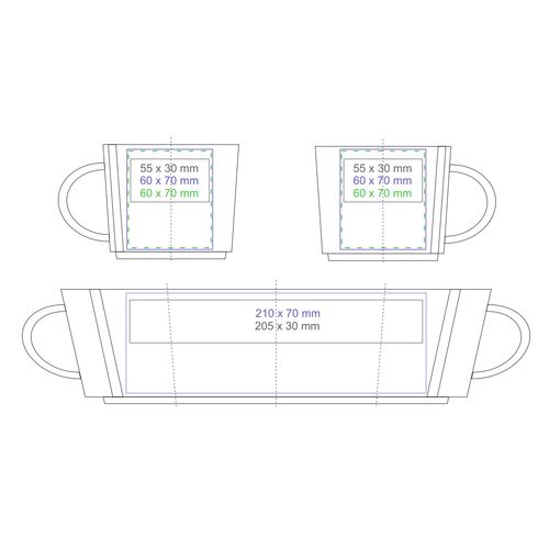 Tasse Lucas 350ml blanc thumbnail 4