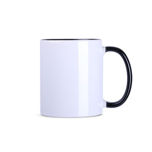 Mug de sublimation Tomek Art Duo Solid 300ml blanc/rouge - 2