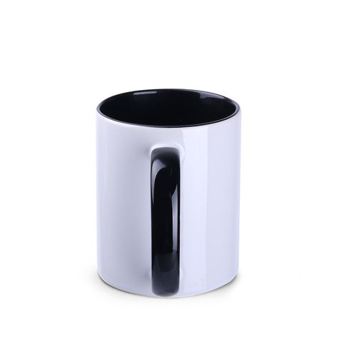 Mug de sublimation Tomek Art Duo Solid 300ml blanc/rouge - 5