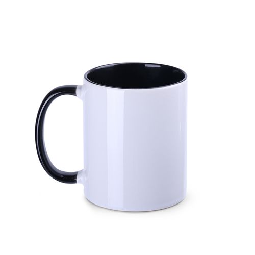 Mug de sublimation Tomek Art Duo Solid 300ml blanc/rouge - 6
