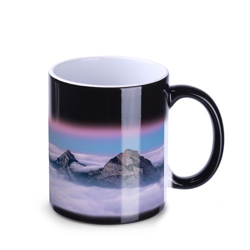 Mug de sublimation Tomek Magic 300ml noir/blanc - 3