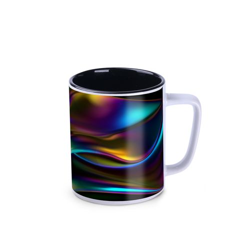 Mug de sublimation Tommy Art 310ml blanc/noir - 3