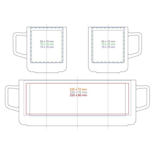 Tasse Horizon 350ml blanc thumbnail 5