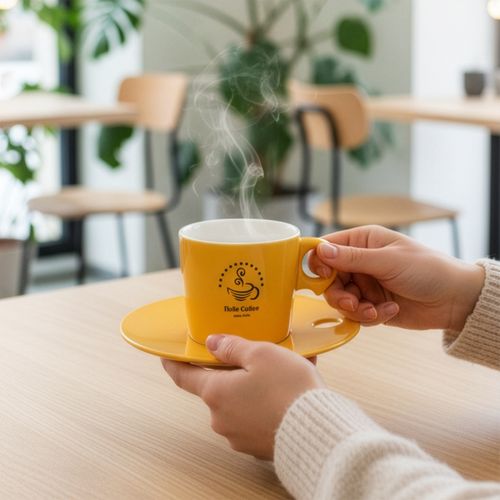 Tasse Fantasy Set 150ml jaune/blanc - 4