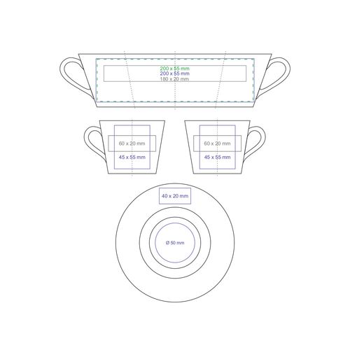 Tasse Opty Set 200ml blanc - 2