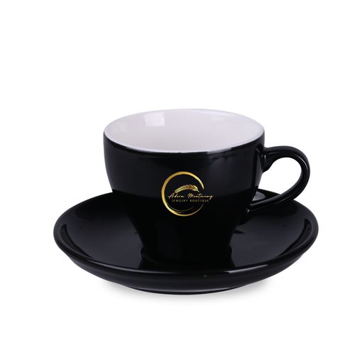Tasse Verona Nero  Set 130ml noir/blanc - 2