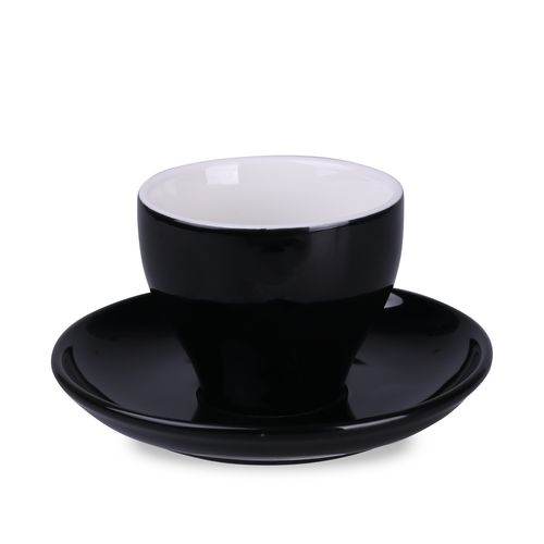 Tasse Verona Nero  Set 130ml noir/blanc - 12