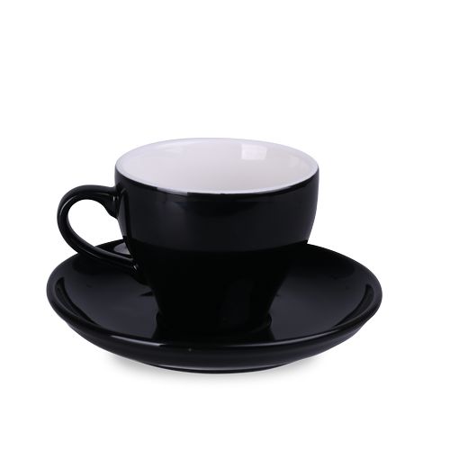 Tasse Verona Nero  Set 130ml noir/blanc - 10