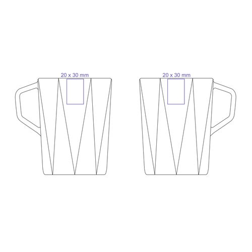 Tasse Tiara 450ml blanc - 4
