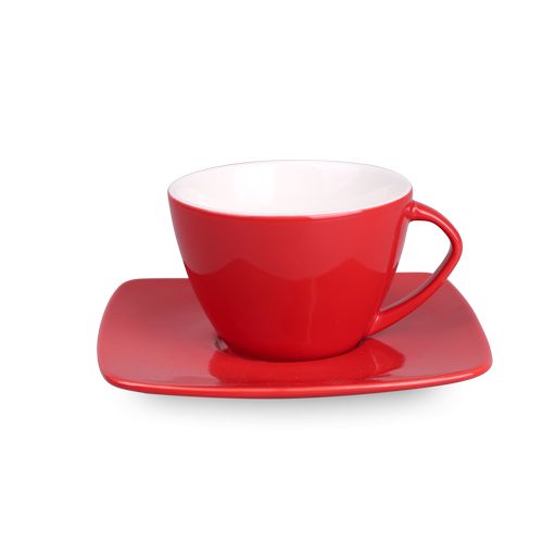 Tasse Luna Set 220ml rouge/blanc